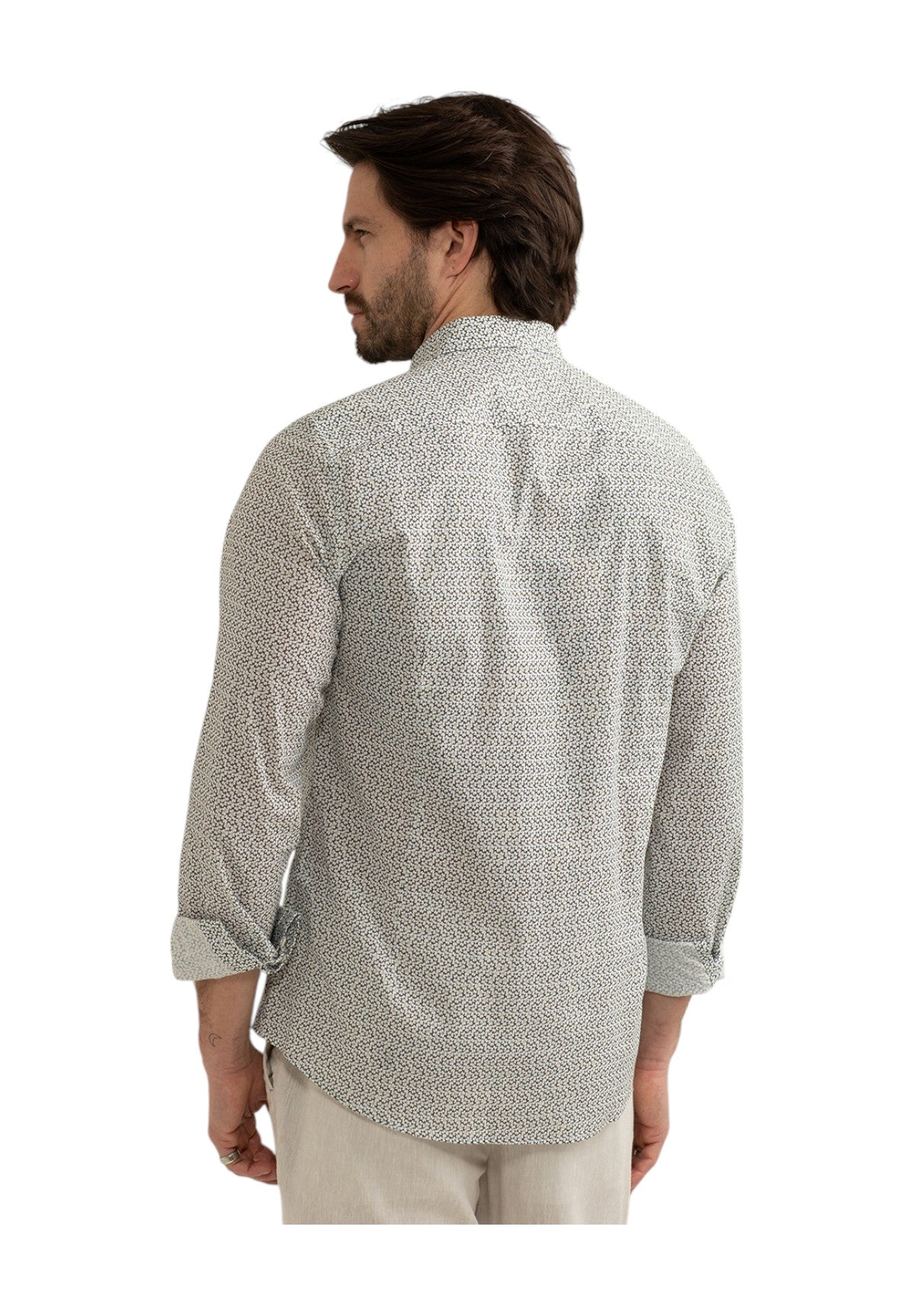 Camicia A Maniche Lunghe Fm25s11cs Taupe