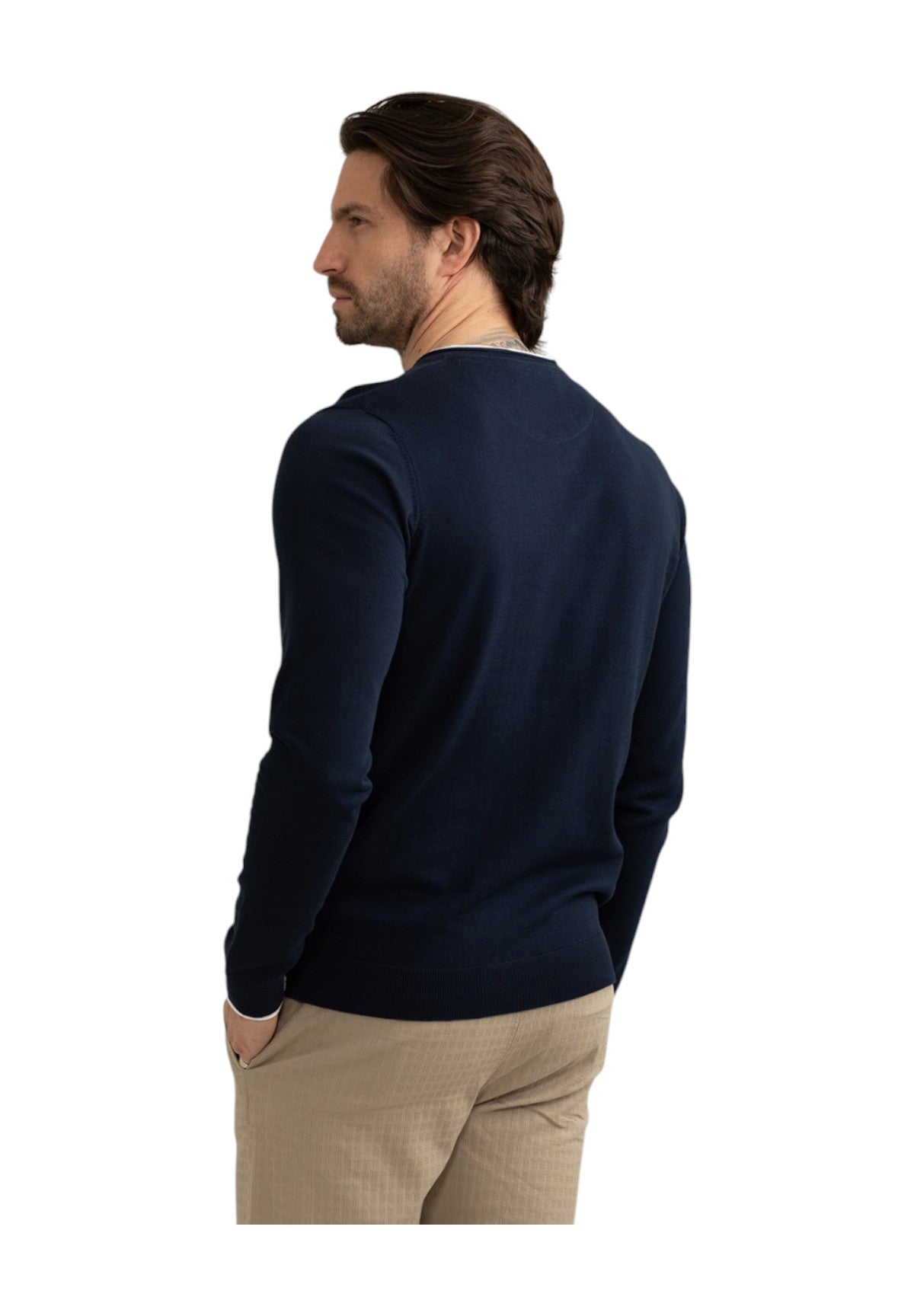 Maglione Girocollo Fm25s14mg Blue