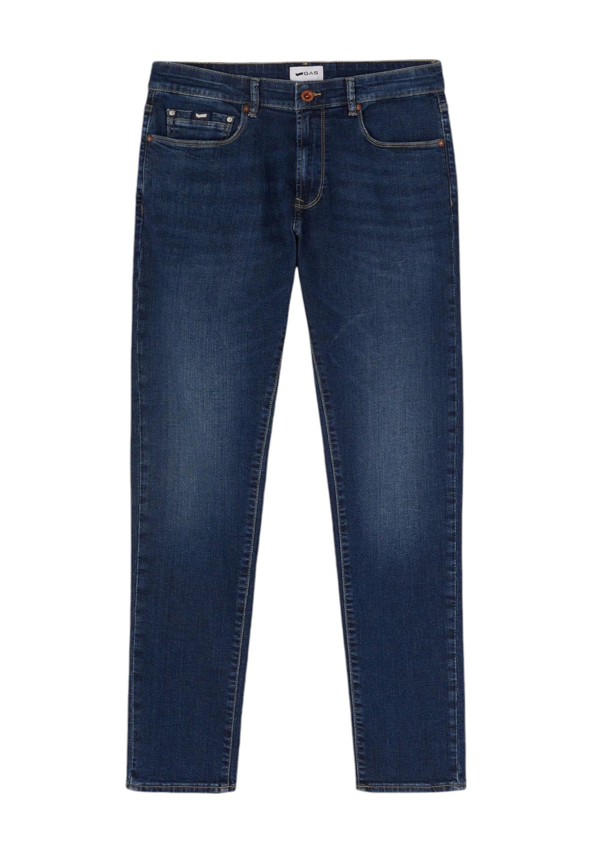 Jeans Sax Zip Rev A7234 Basic Blue Dar