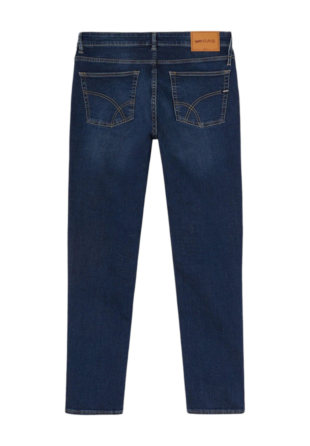 Jeans Sax Zip Rev A7234 Basic Blue Dar