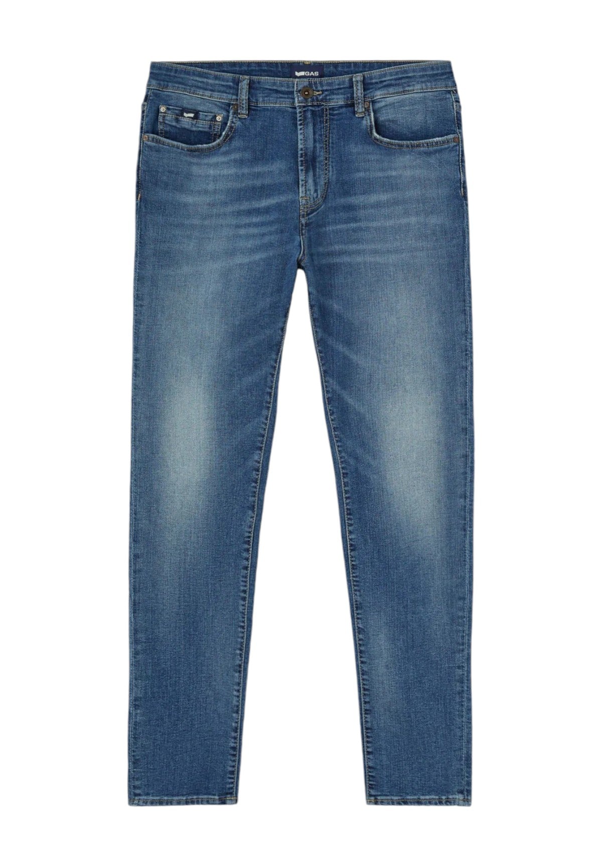 Jeans Sax Zip Rev A7234 Basic Blue Med