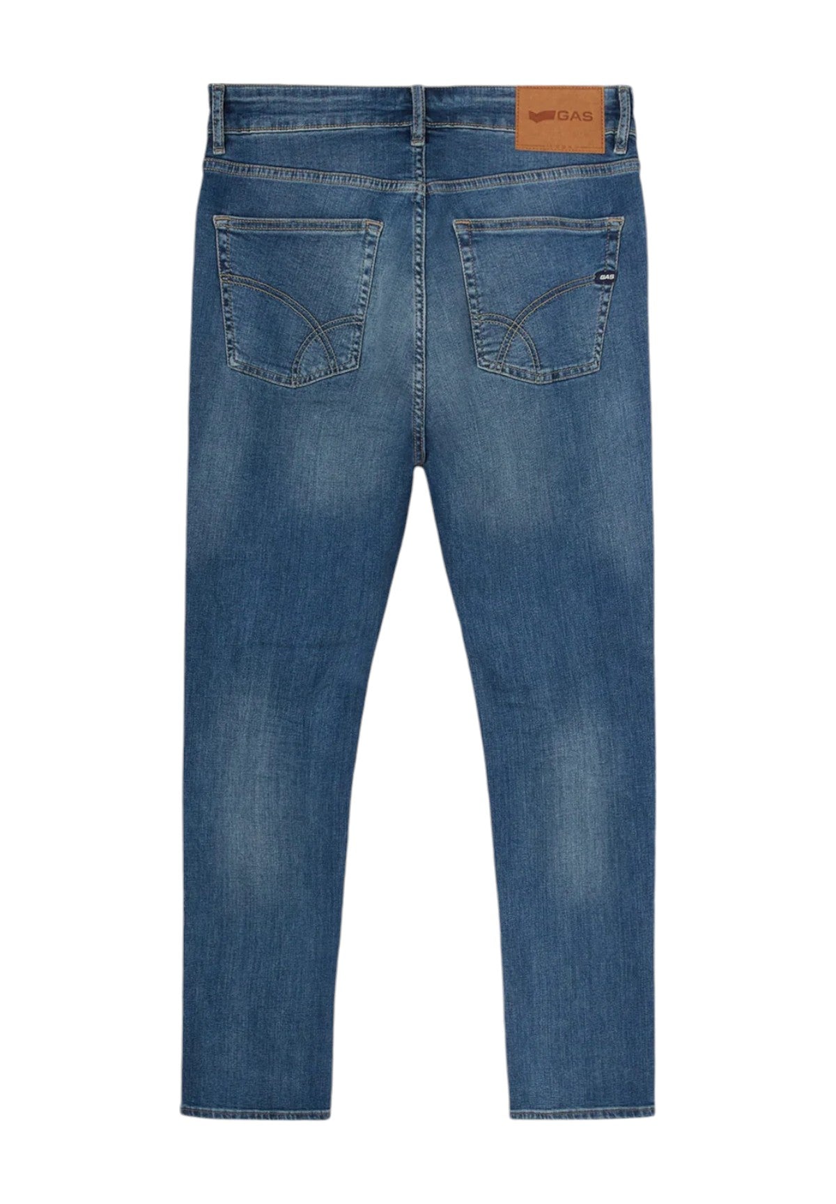 Jeans Sax Zip Rev A7234 Basic Blue Med