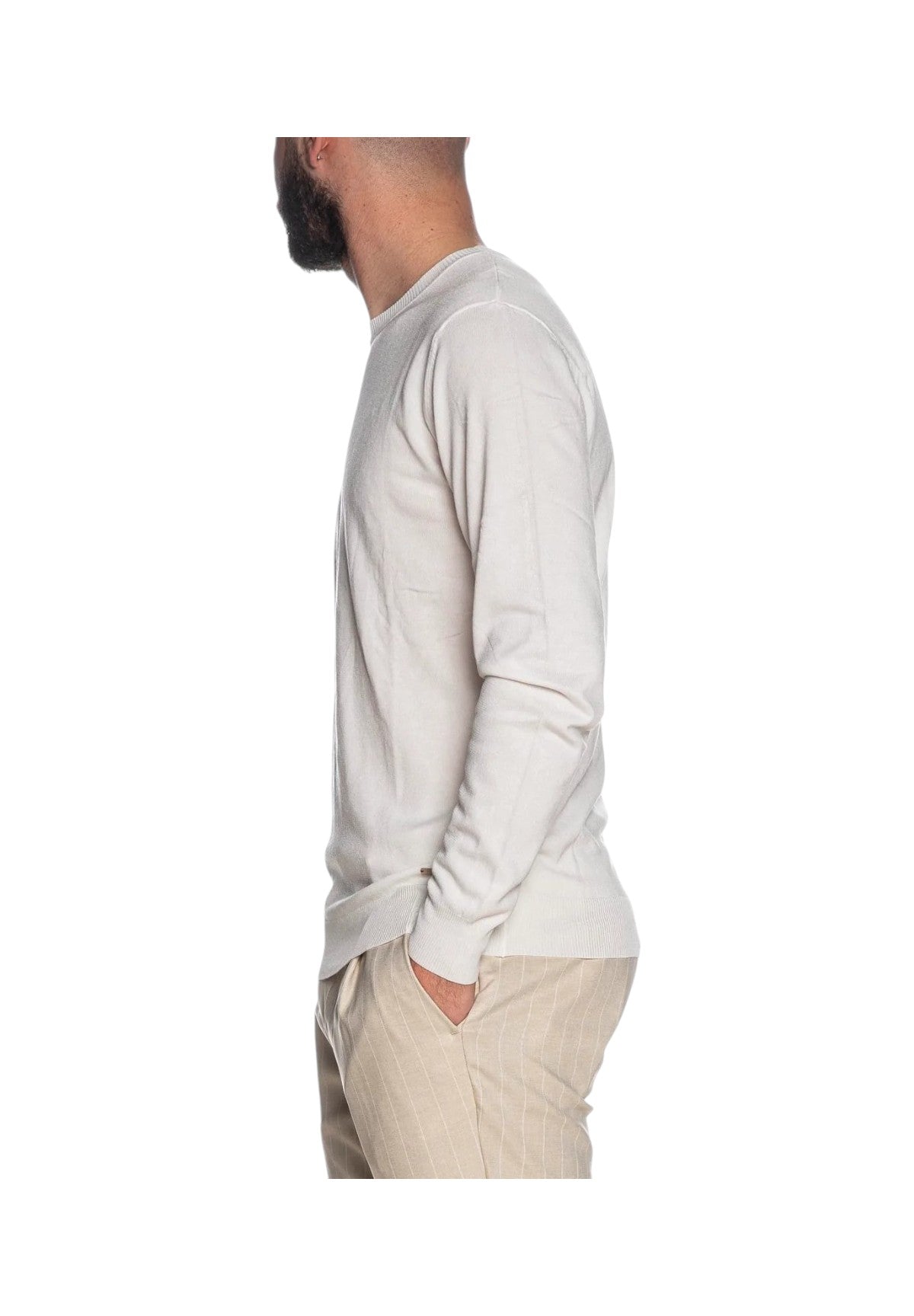 Maglione Girocollo Gl512S-S25 White