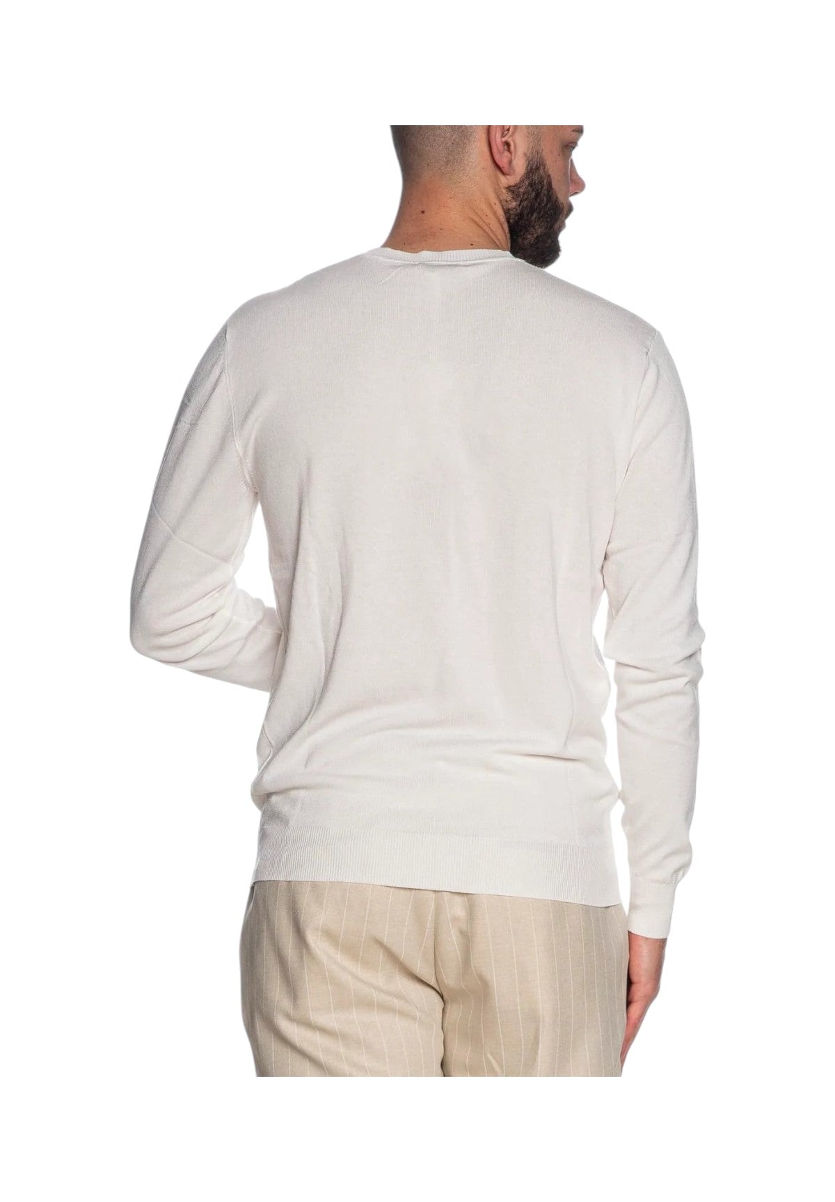 Maglione Girocollo Gl512S-S25 White