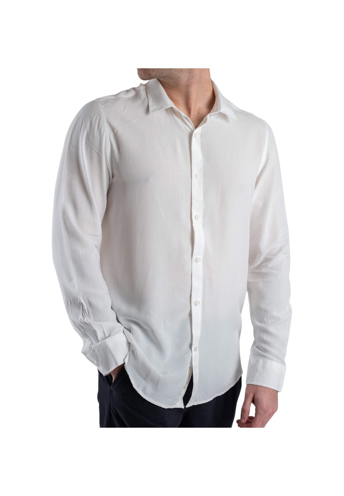 Camicia A Maniche Lunghe Gl7677S-S25 White