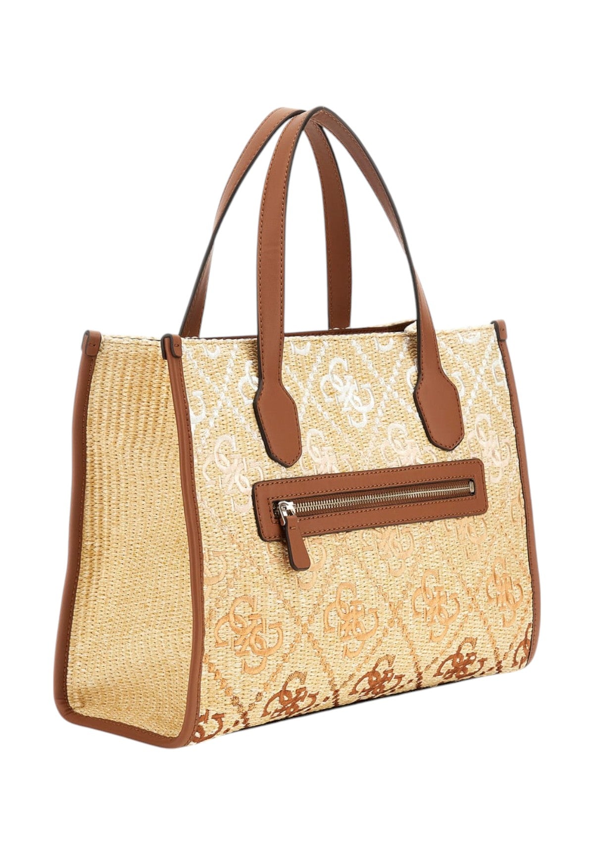 Borsa Tote Hwsw86 Cognac Logo