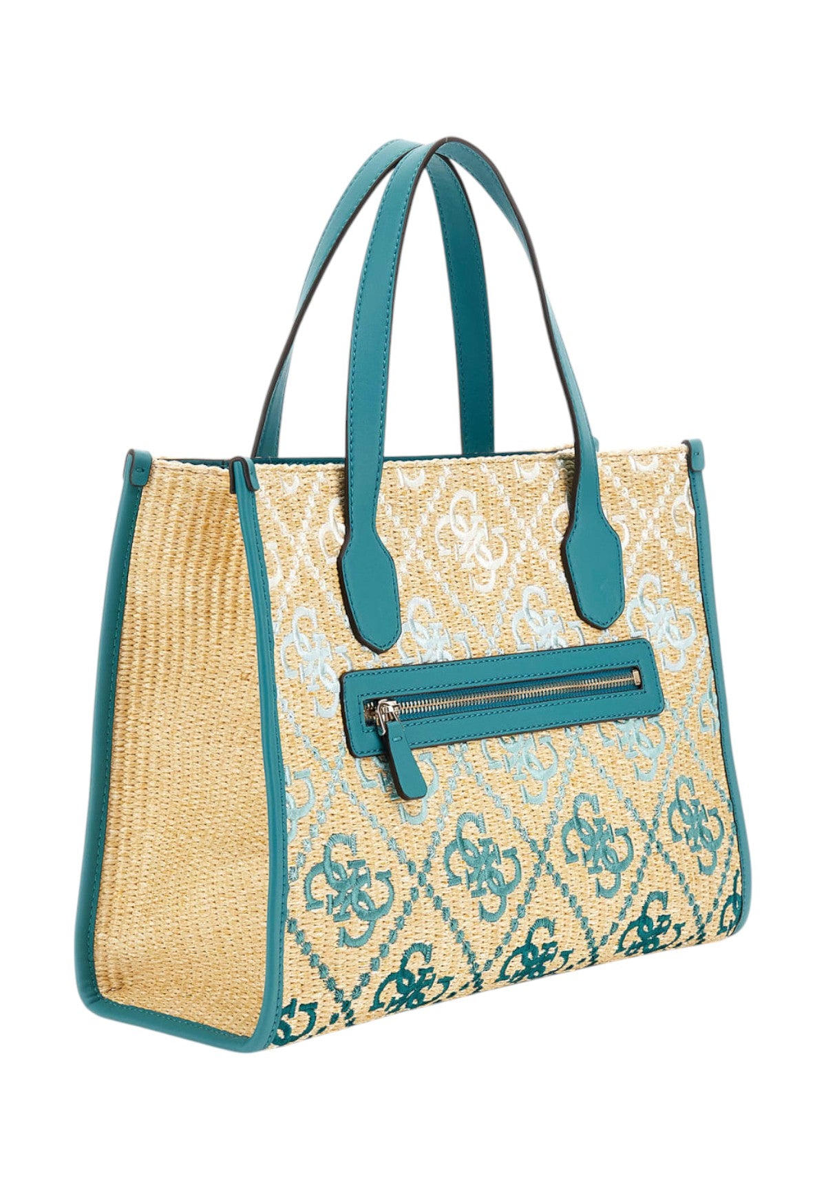 Borsa Tote Hwsw86 Teal Logo