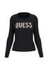 Guess T-Shirt A Maniche Lunghe W5ri66 Cream White