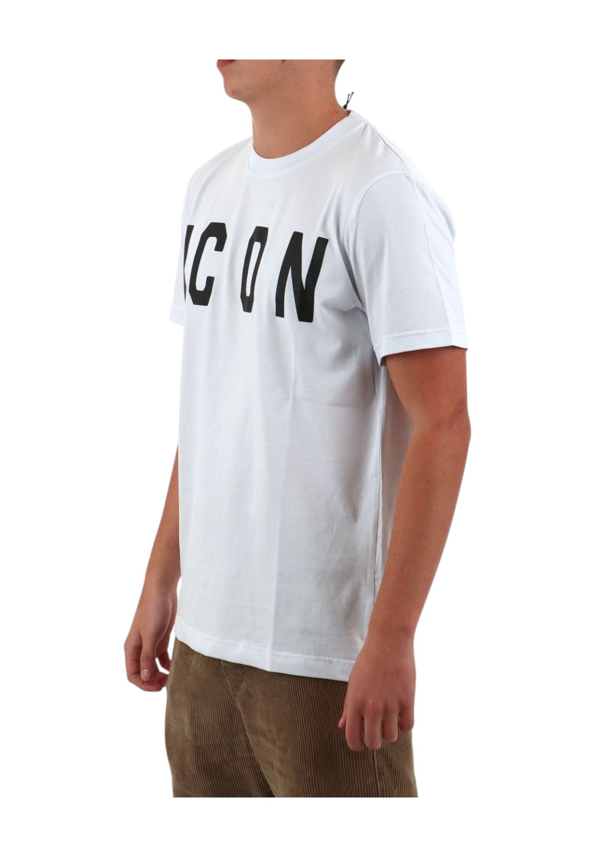 T-Shirt A Maniche Corte Icus2s5t021 Bianco