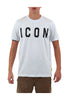 Icon T-Shirt A Maniche Corte Icus2s5t021 Bianco