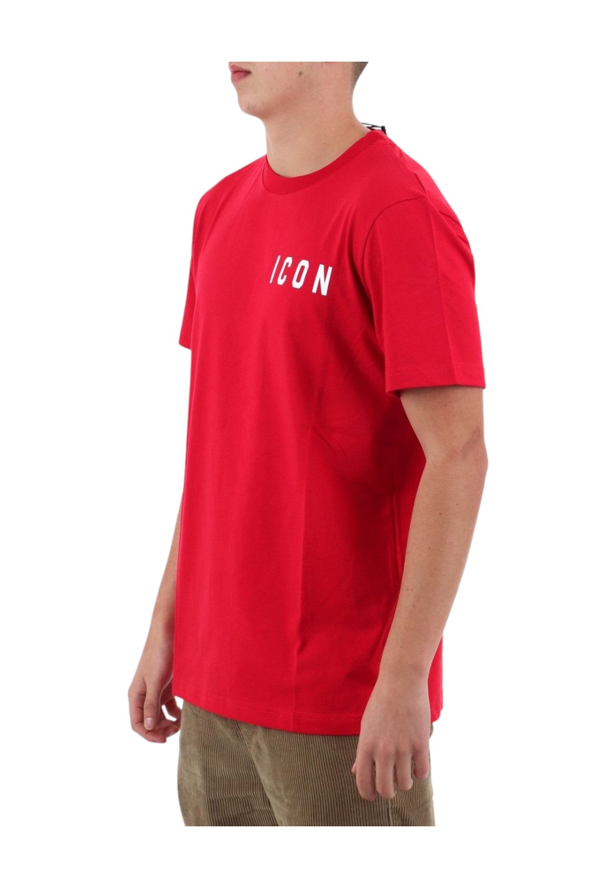 T-Shirt A Maniche Corte Icus2s5t022 Rosso