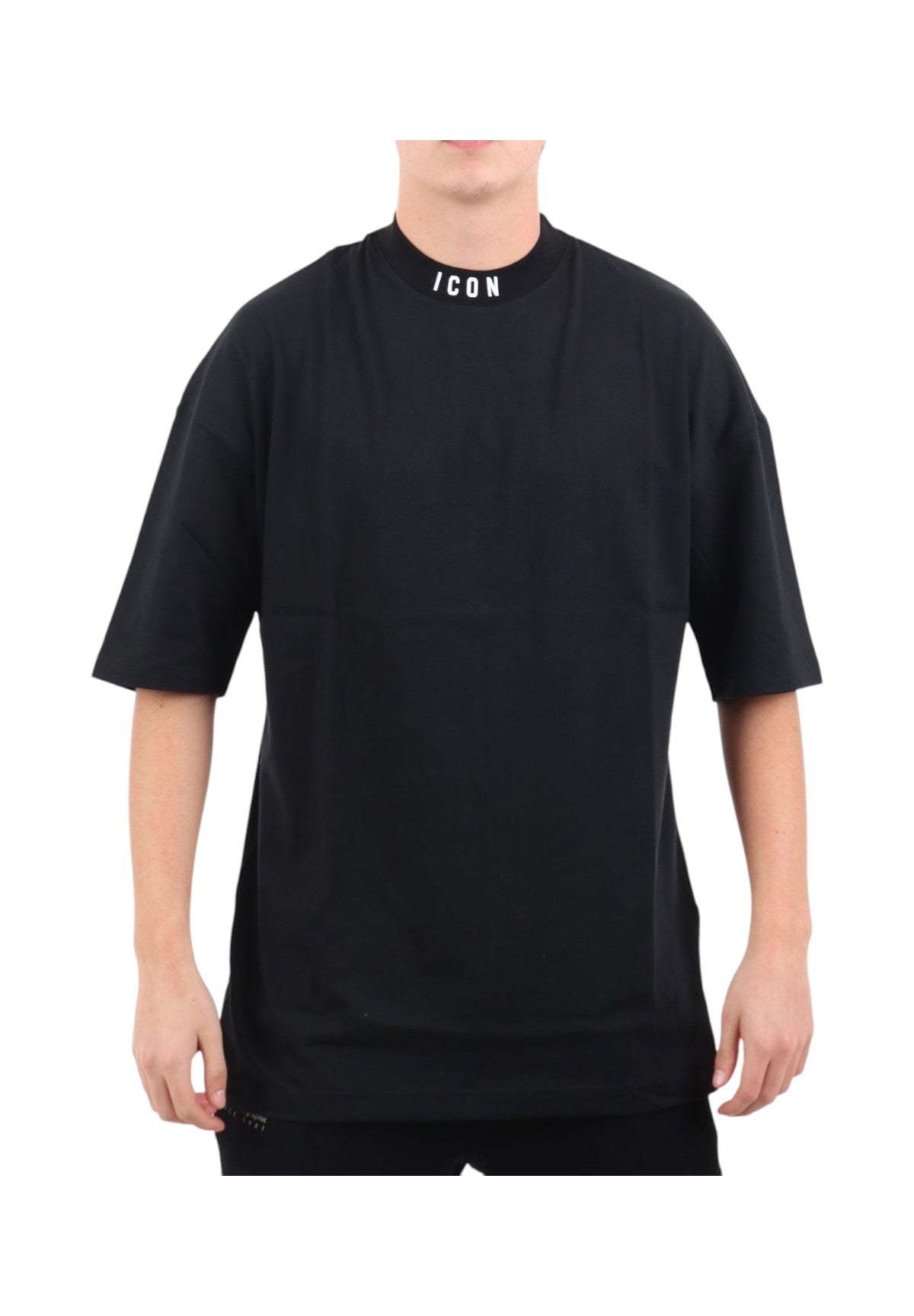 T-Shirt A Maniche Corte Icus2s5t049 Nero