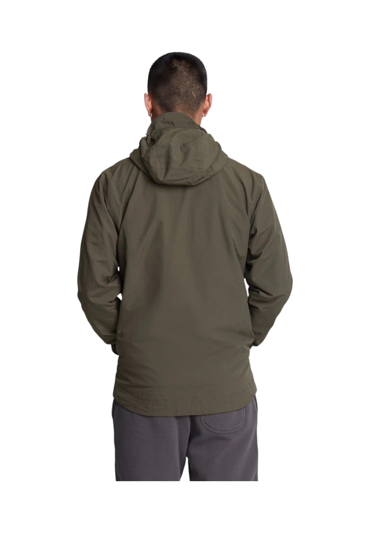 Giubbino Zip Through Hooded Jacket - Fodera Manica: 100% Po JK464V Olive