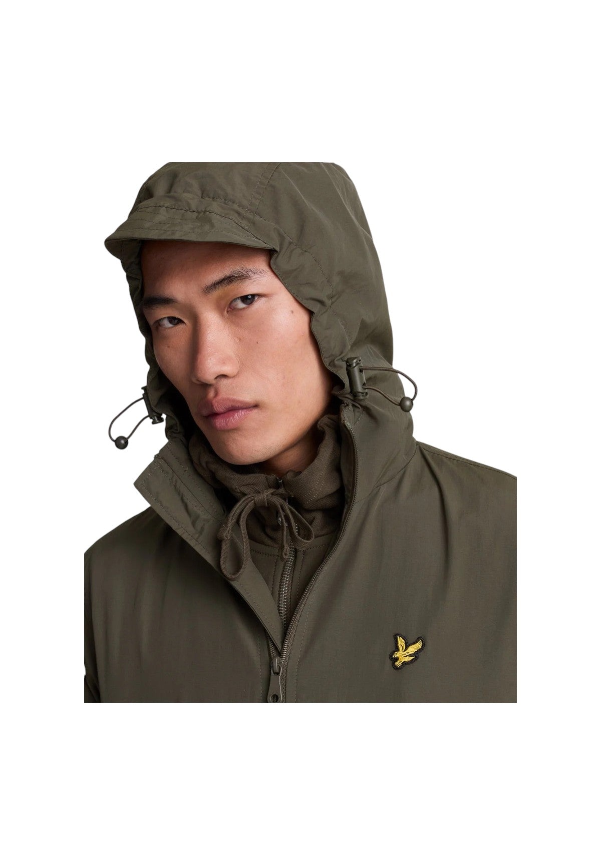 Giubbino Zip Through Hooded Jacket - Fodera Manica: 100% Po JK464V Olive