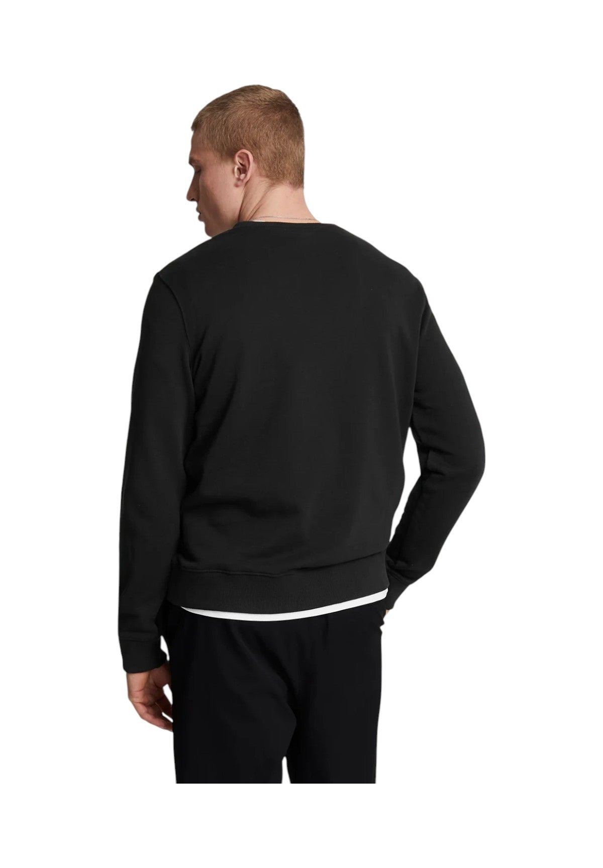 Felpa Girocollo Crew Neck Sweatshirt ML424VOG Jet Black