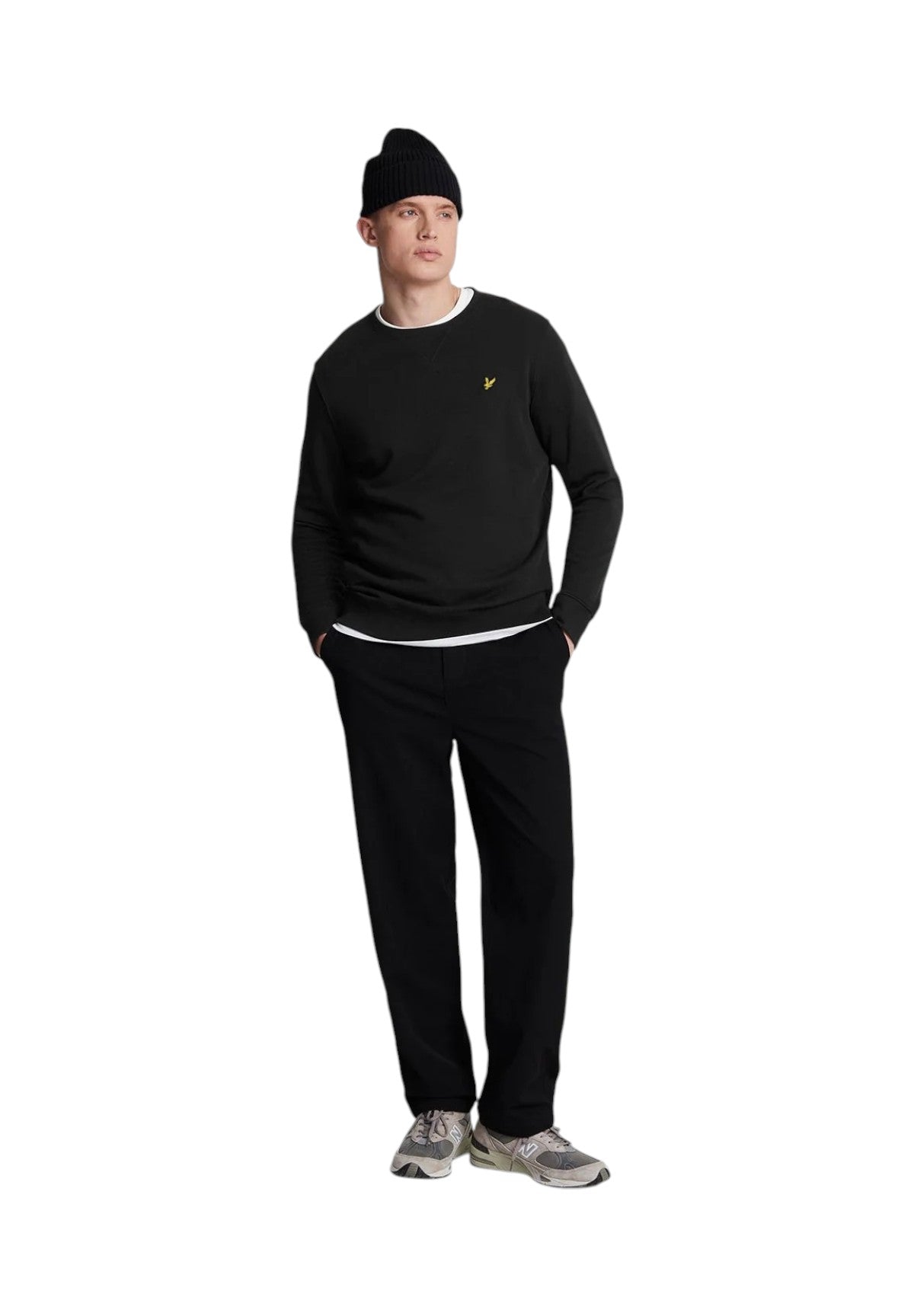 Felpa Girocollo Crew Neck Sweatshirt ML424VOG Jet Black