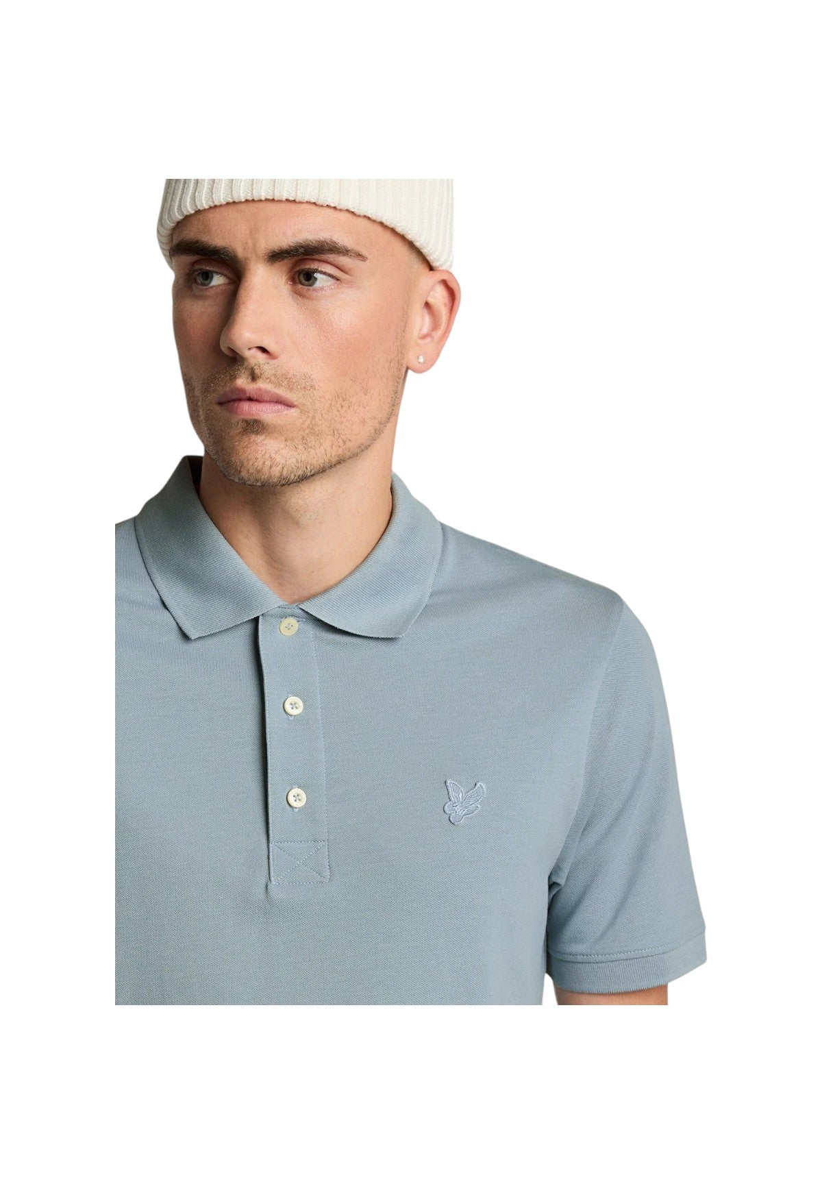 Polo Piqué Superfine Polo Shirt SP2255TON Blue Ash