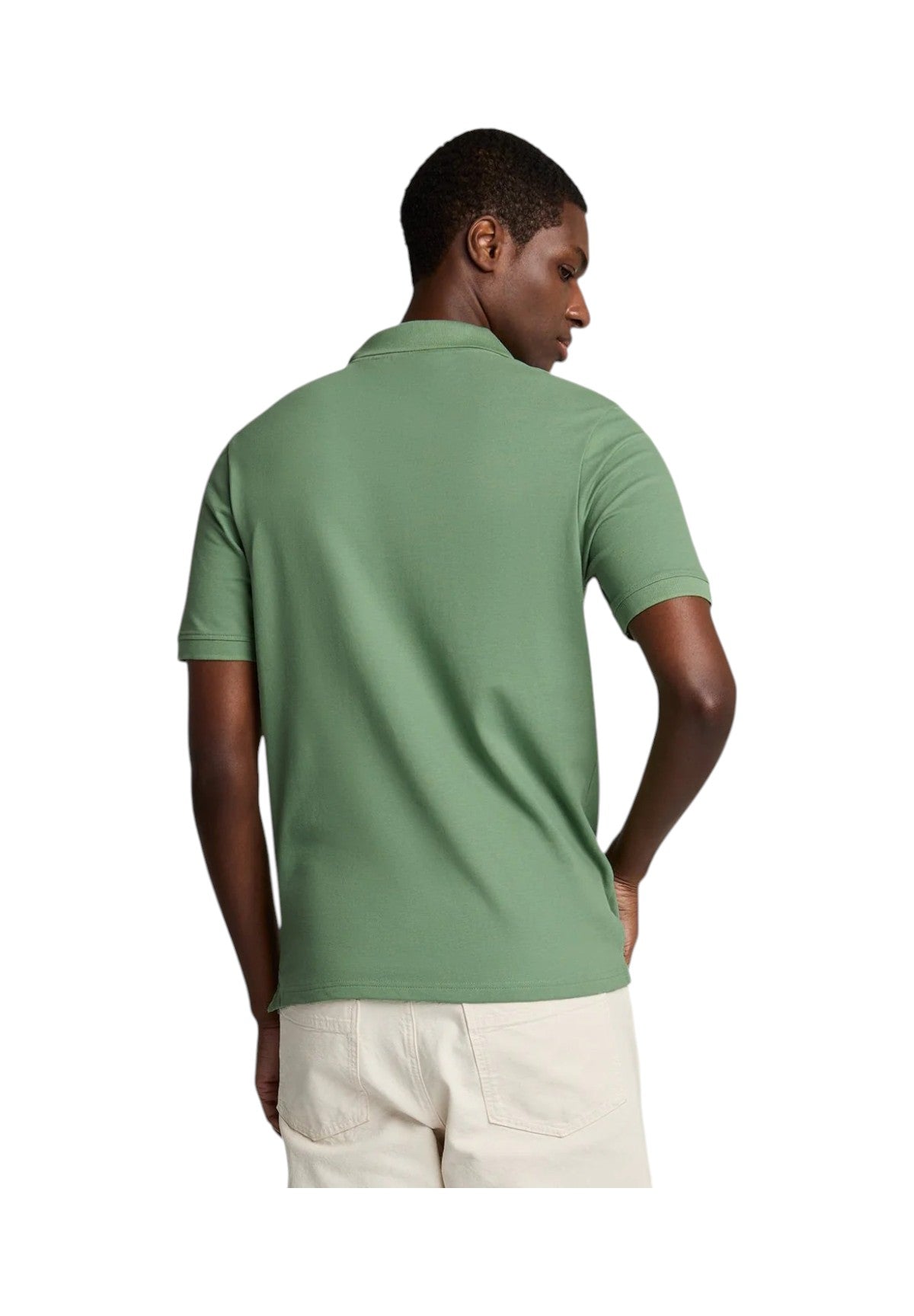 Polo Piqué Plain Polo Shirt SP400VOG Smoke Green