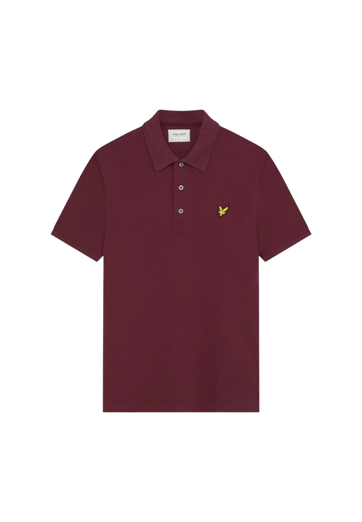 Polo Piqué Plain Polo Shirt SP400VOG Burgundy