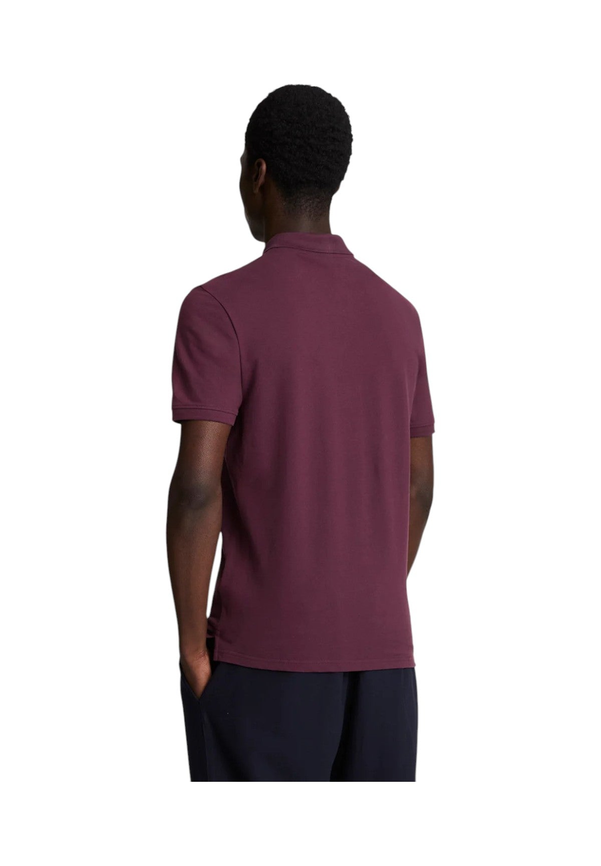 Polo Piqué Plain Polo Shirt SP400VOG Burgundy