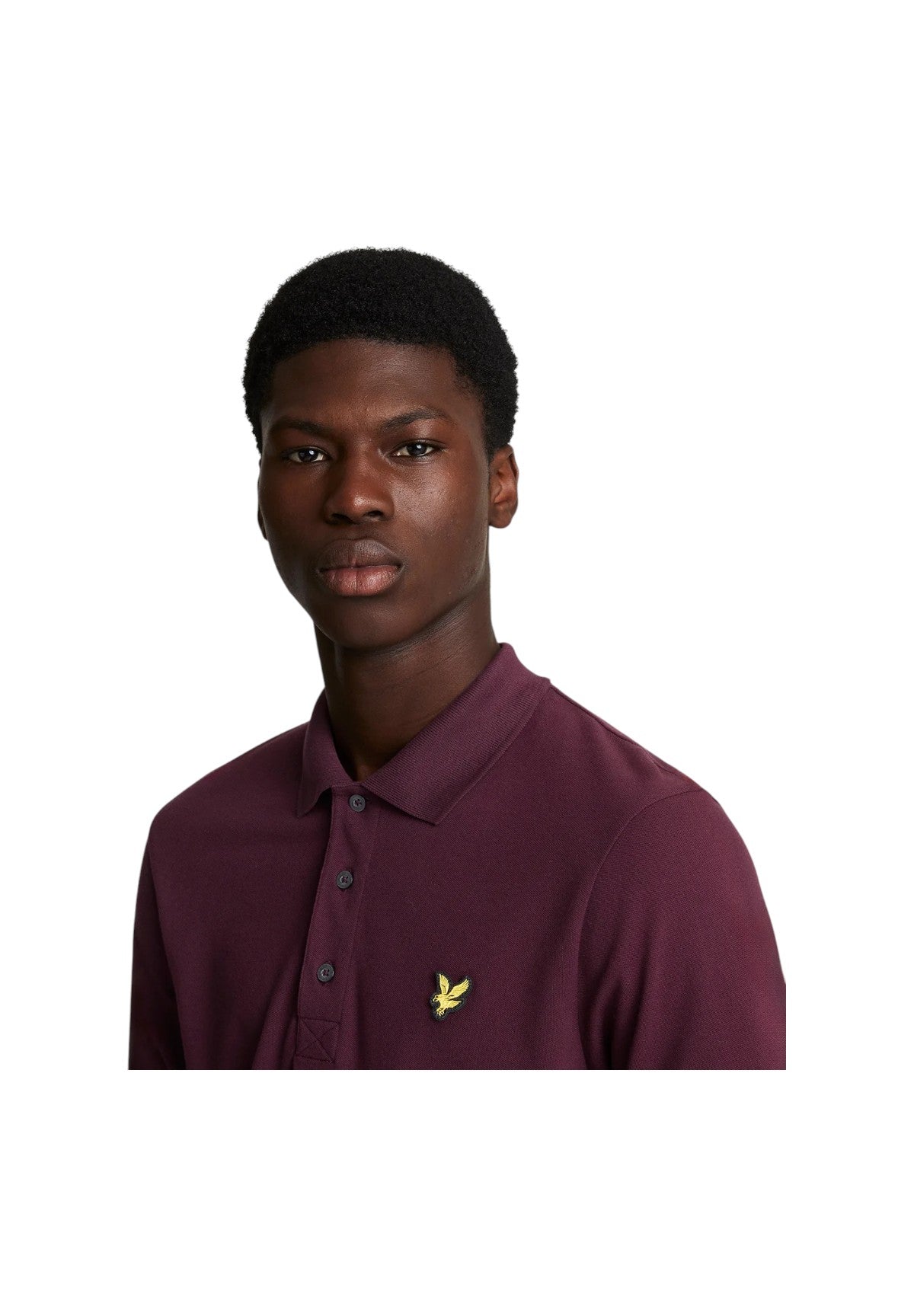 Polo Piqué Plain Polo Shirt SP400VOG Burgundy