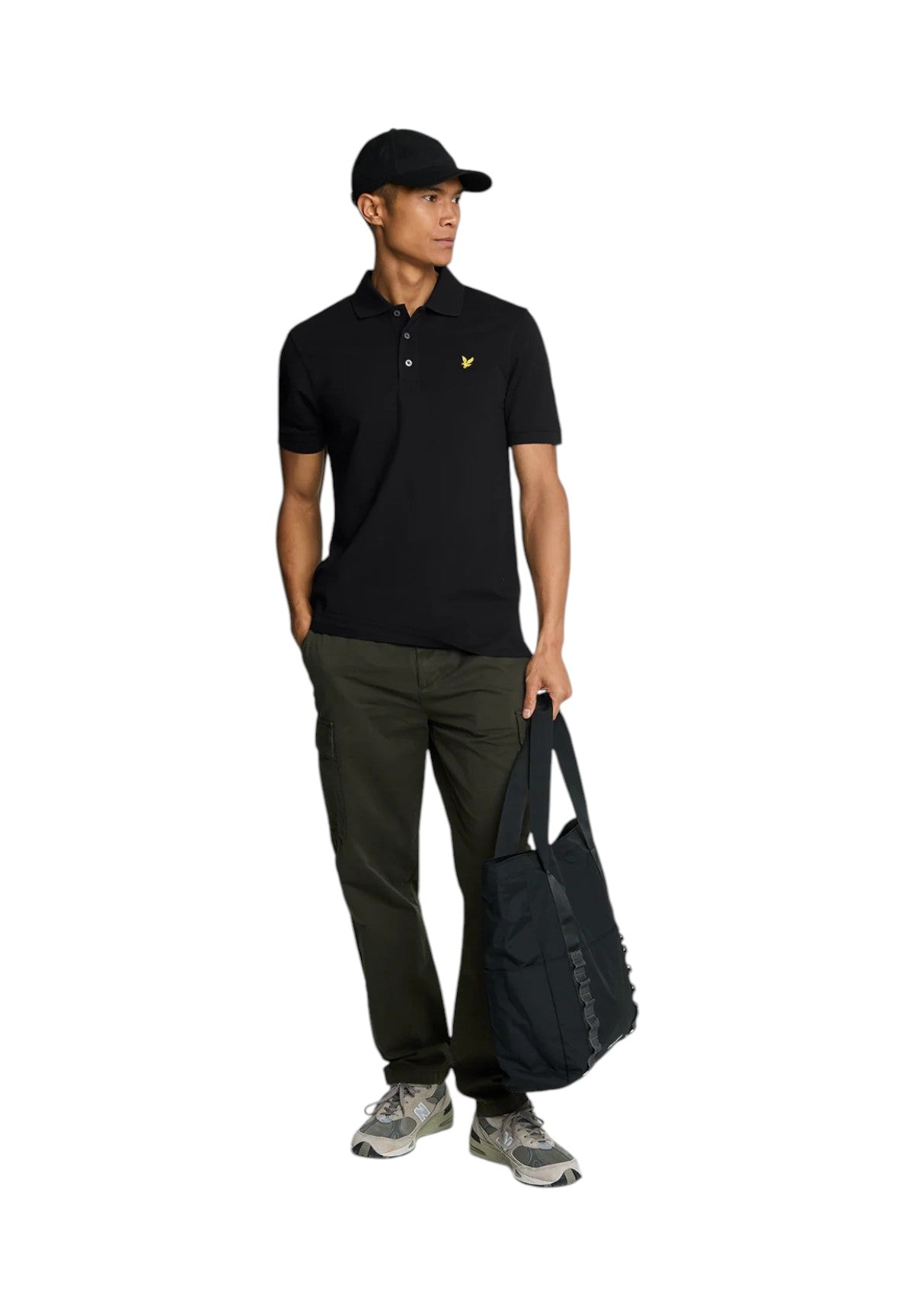 Polo Piqué Plain Polo Shirt SP400VOG Jet Black