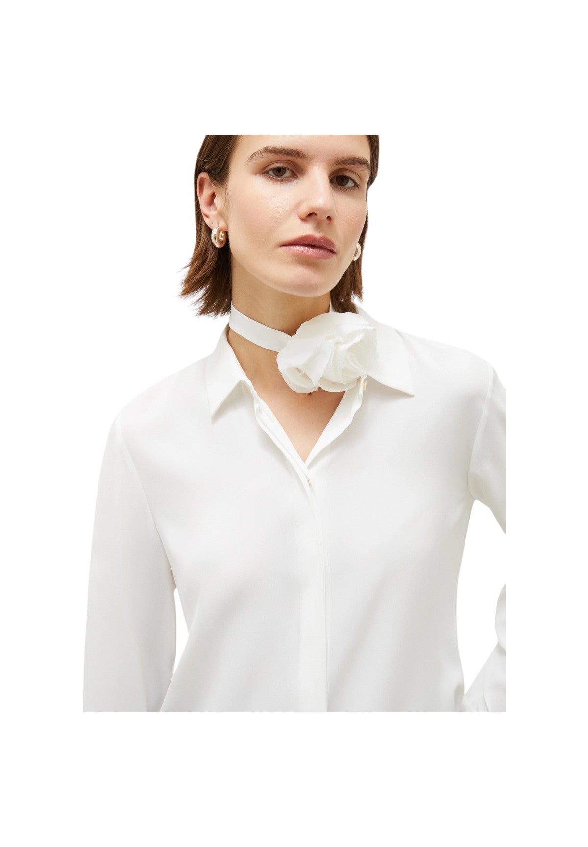 Camicia a Maniche Lunghe 2513111161200 INACO Bianco