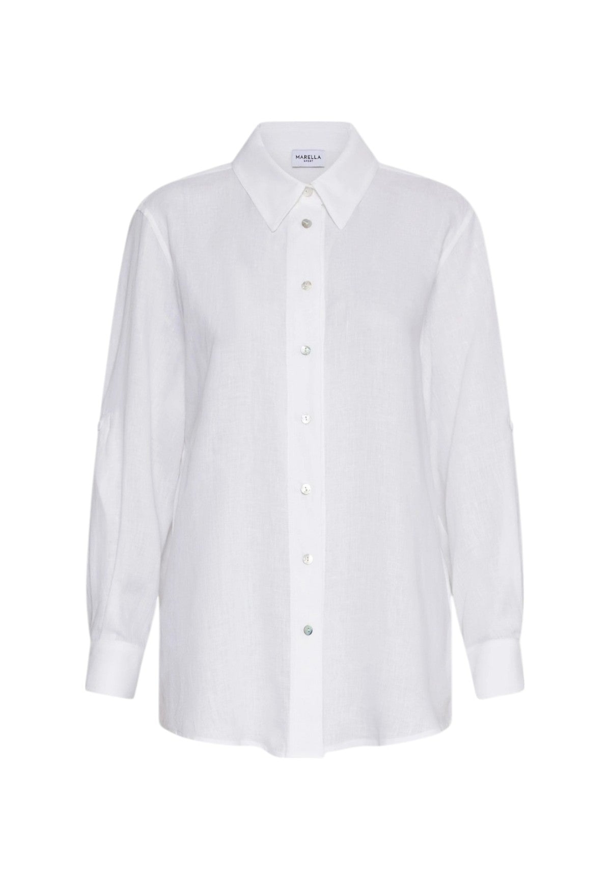 Camicia a Maniche Lunghe 2513111084200 IXIE Bianco Ottico