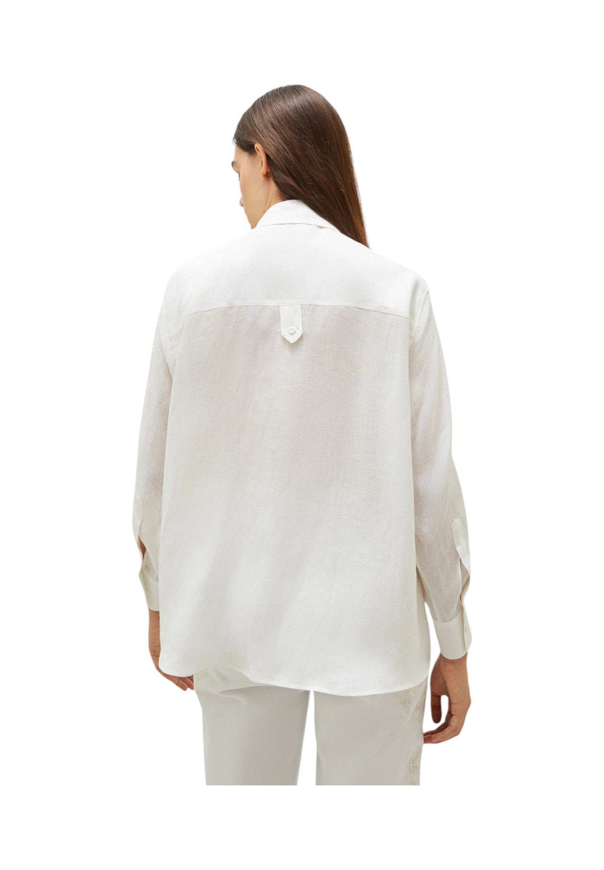 Camicia a Maniche Lunghe 2513111084200 IXIE Bianco Ottico