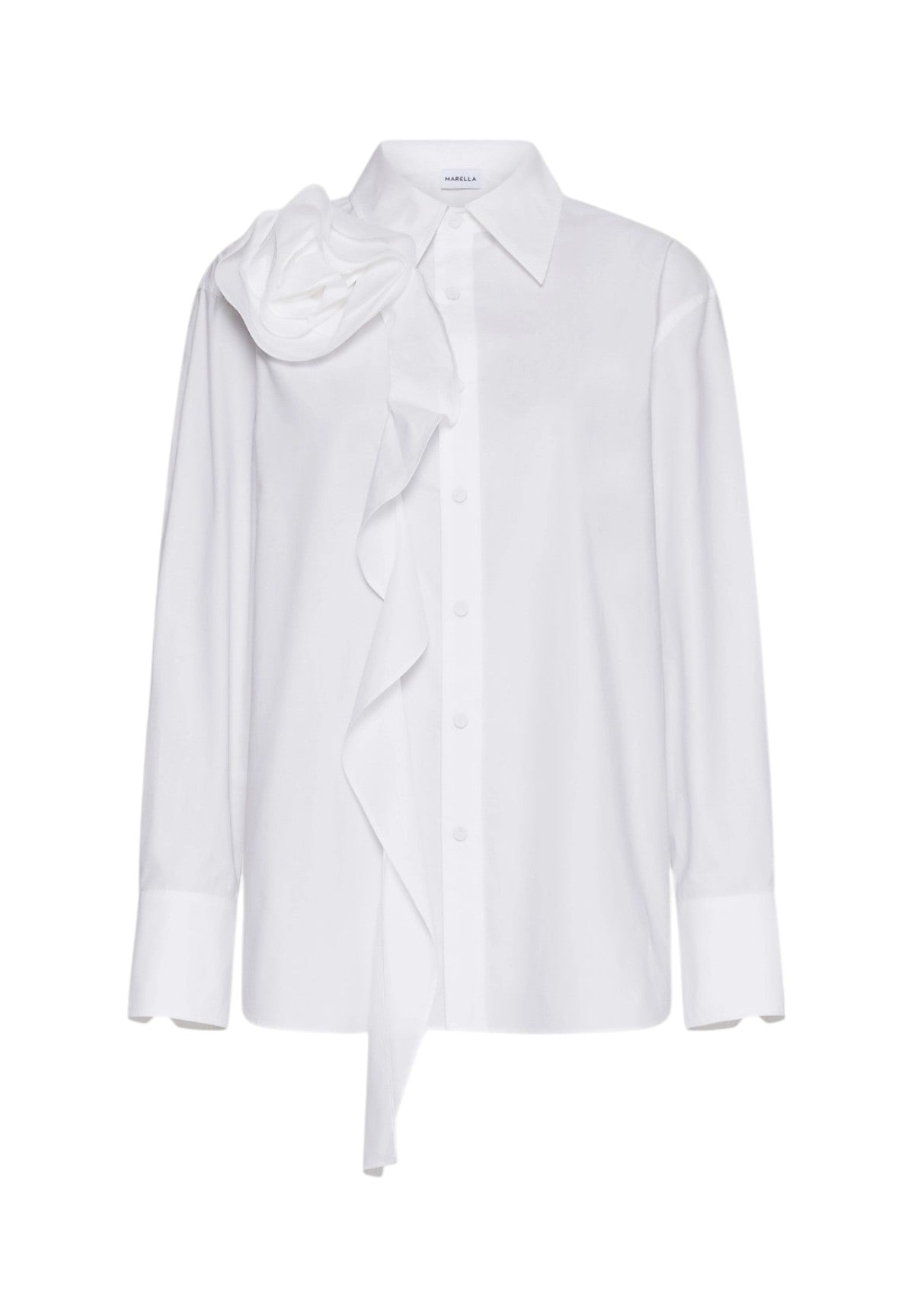 Camicia a Maniche Lunghe 2513111101200 KETCH Bianco