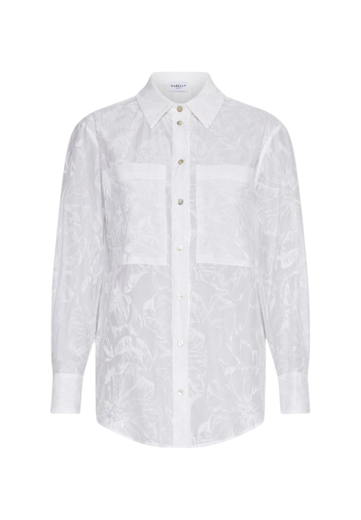 Camicia a Maniche Lunghe 2513111064200 RICOLA Bianco Ottico