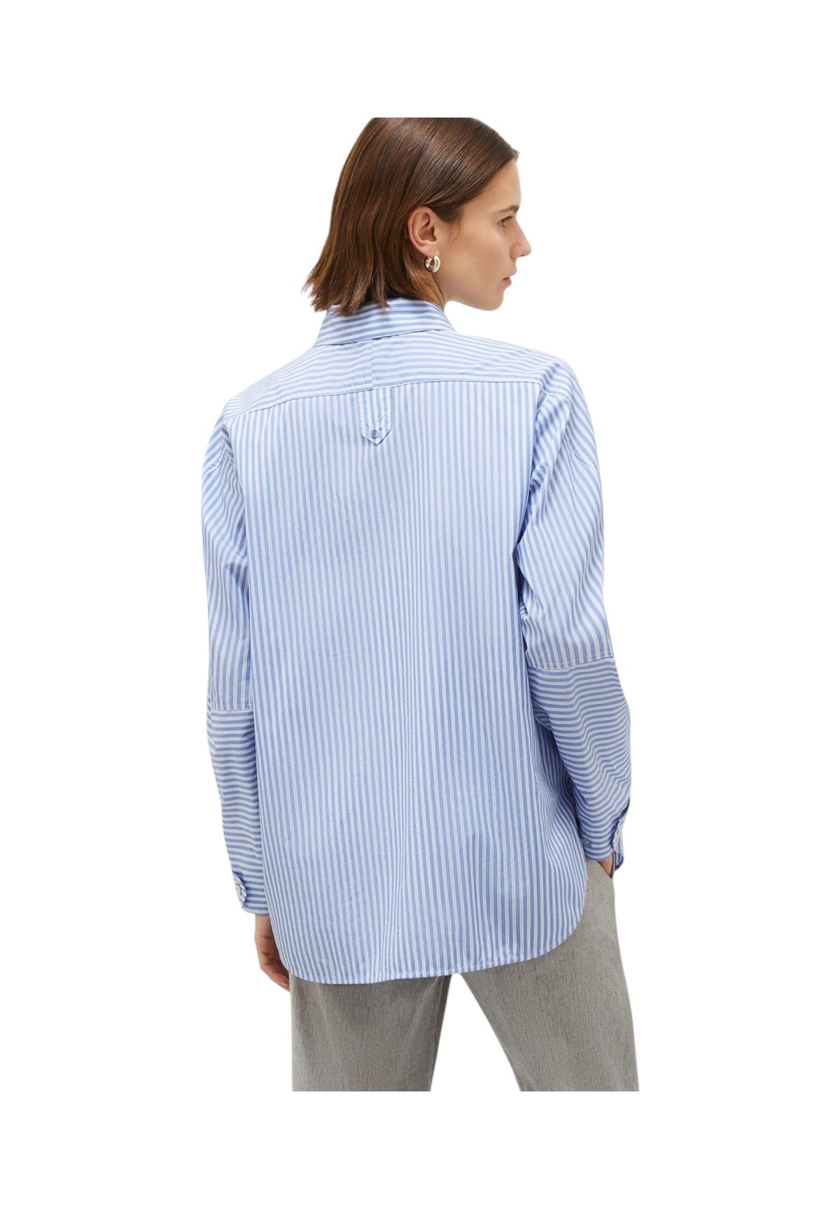 Camicia a Maniche Lunghe 2513111014200 VON Azzurro