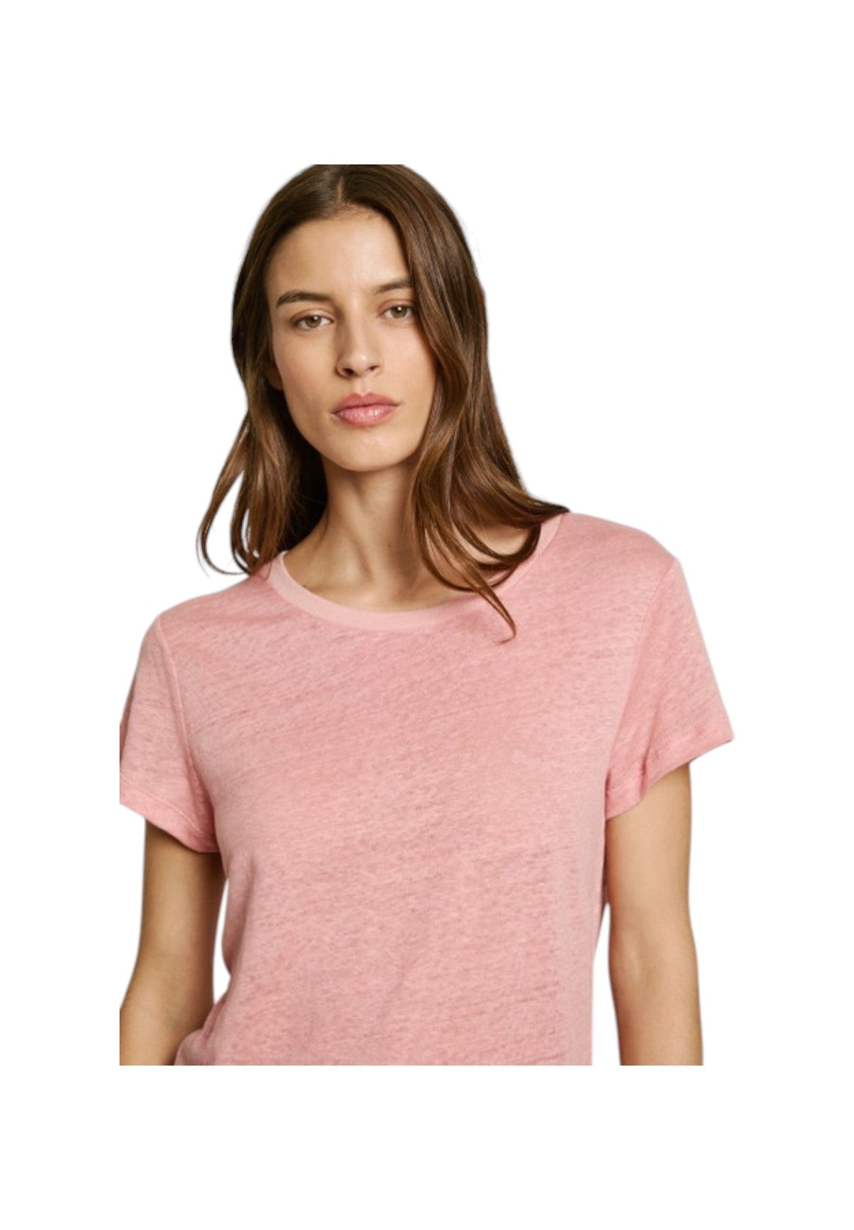 T-Shirt A Maniche Corte Pl506049 Washed Pink