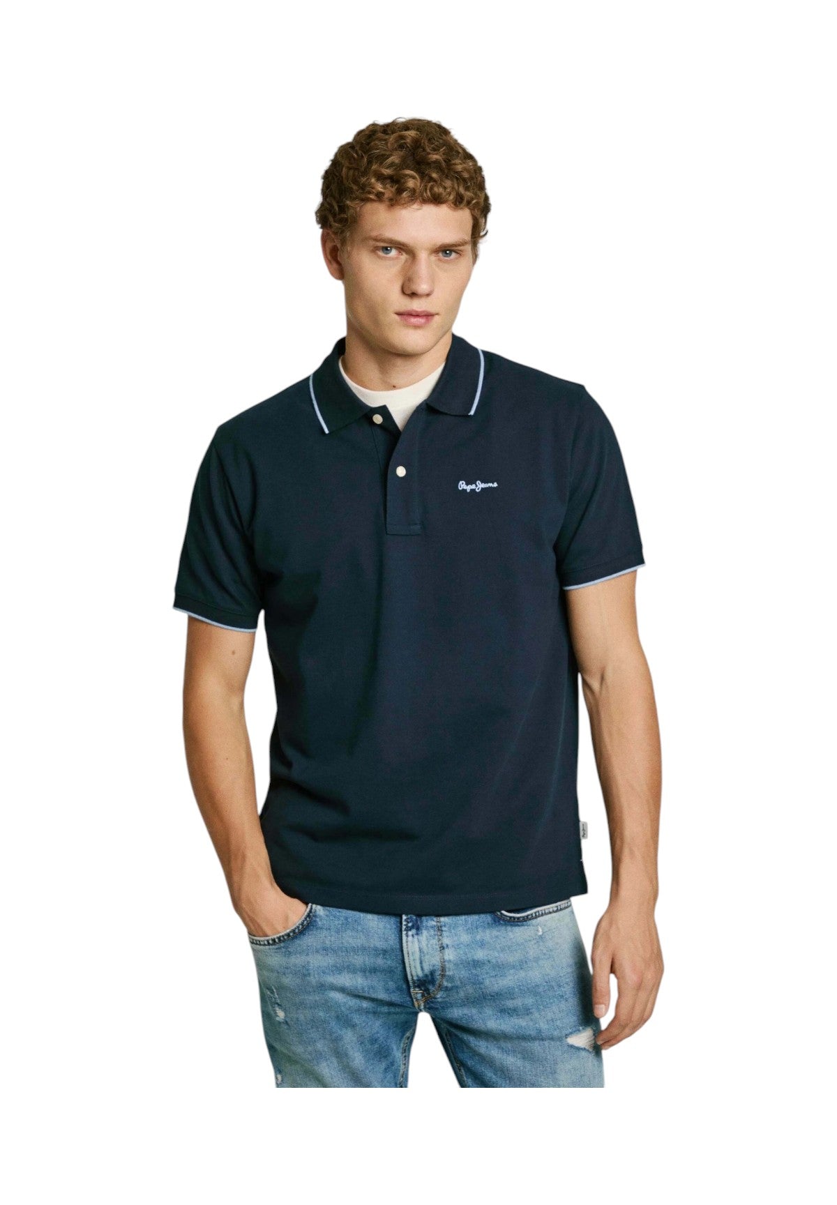 Polo Piqué Pm542101 Dulwich Blue