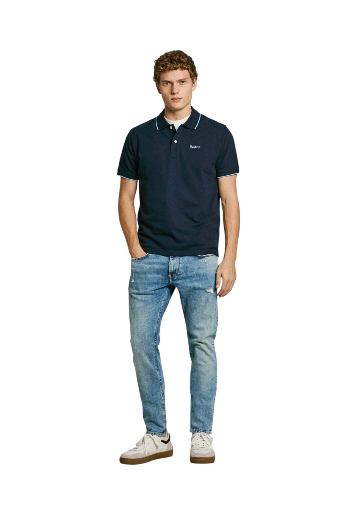 Polo Piqué Pm542101 Dulwich Blue