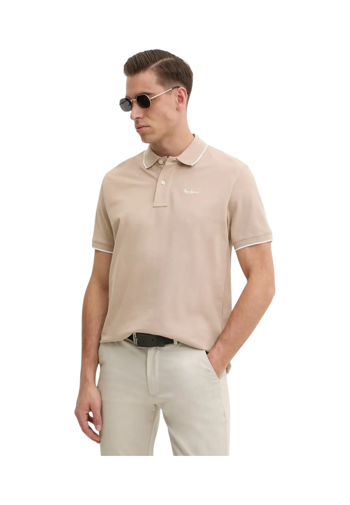 Polo Piqué Pm542101 Light Beige