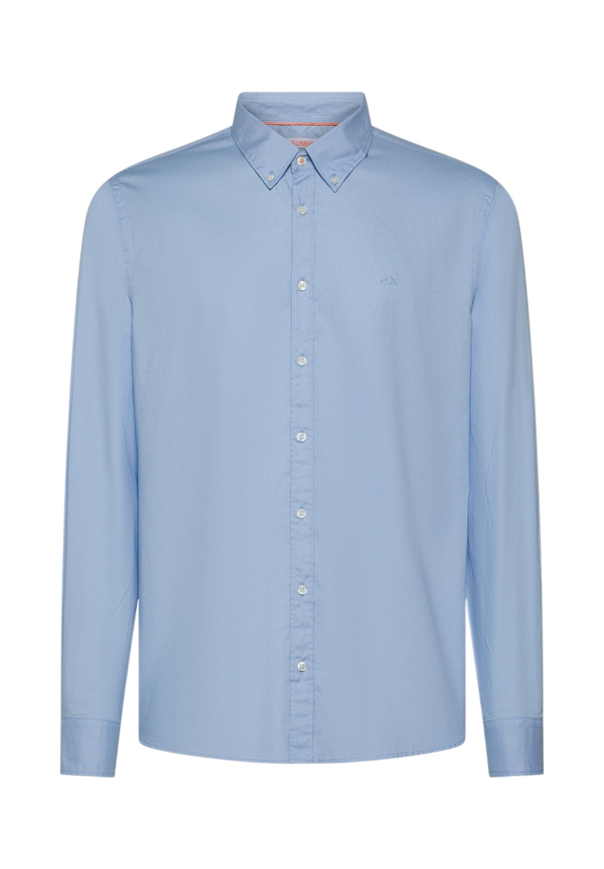 Camicia A Maniche Lunghe S35101 Azzurro