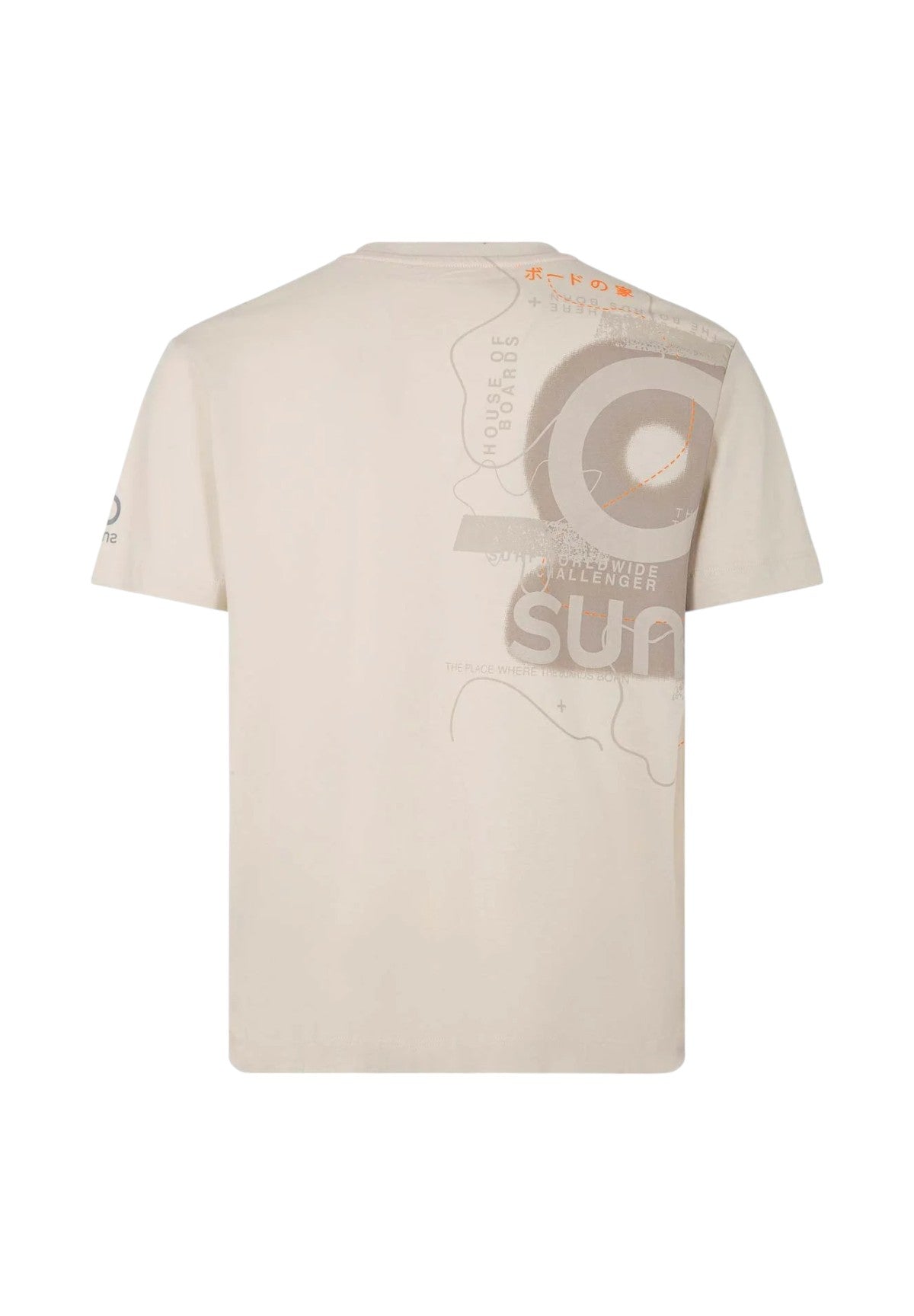 T-Shirt A Maniche Corte Tss51020u Sand