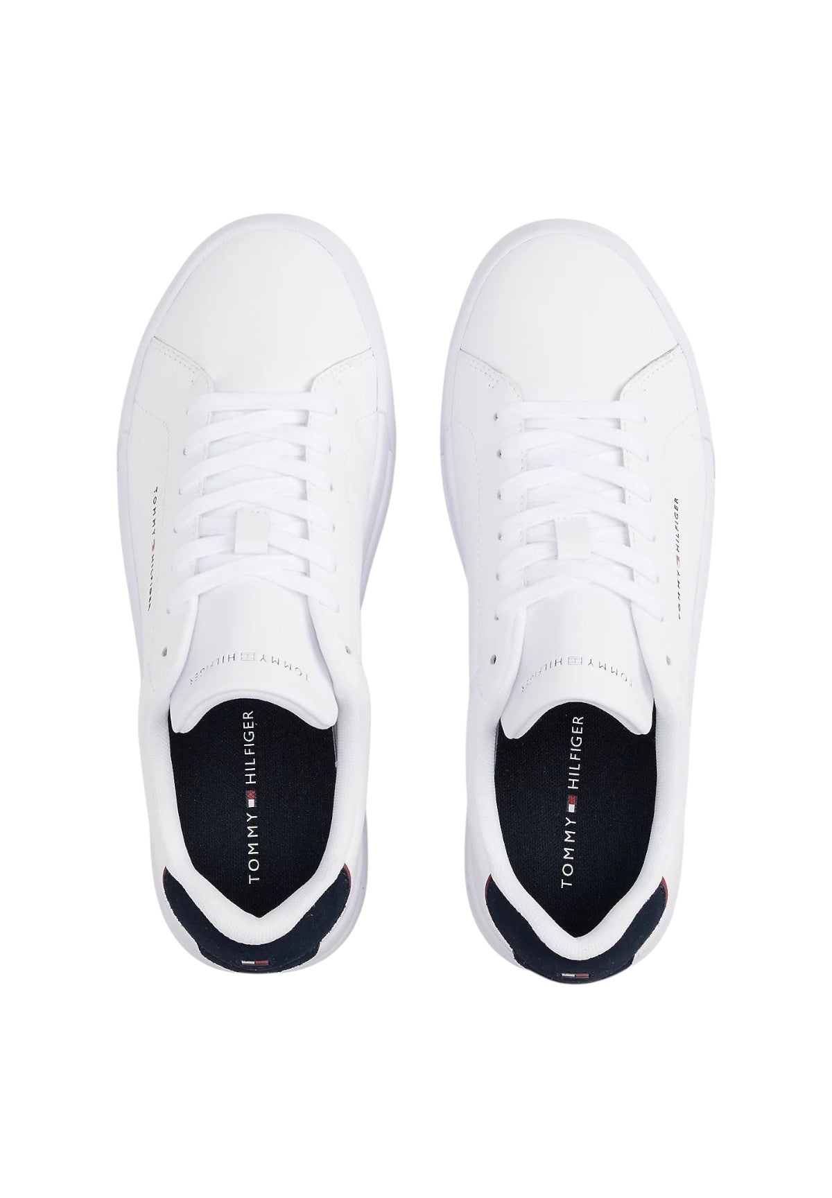 Sneakers Th Court Lth Detail FM0FM05367 White, Desert Sky