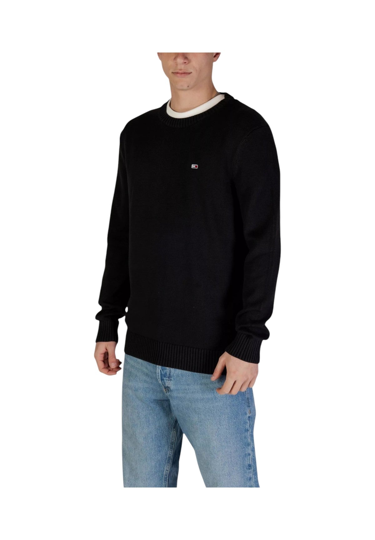 Maglione Girocollo Tjm Slim Essntls C-N DM0DM18370 Black