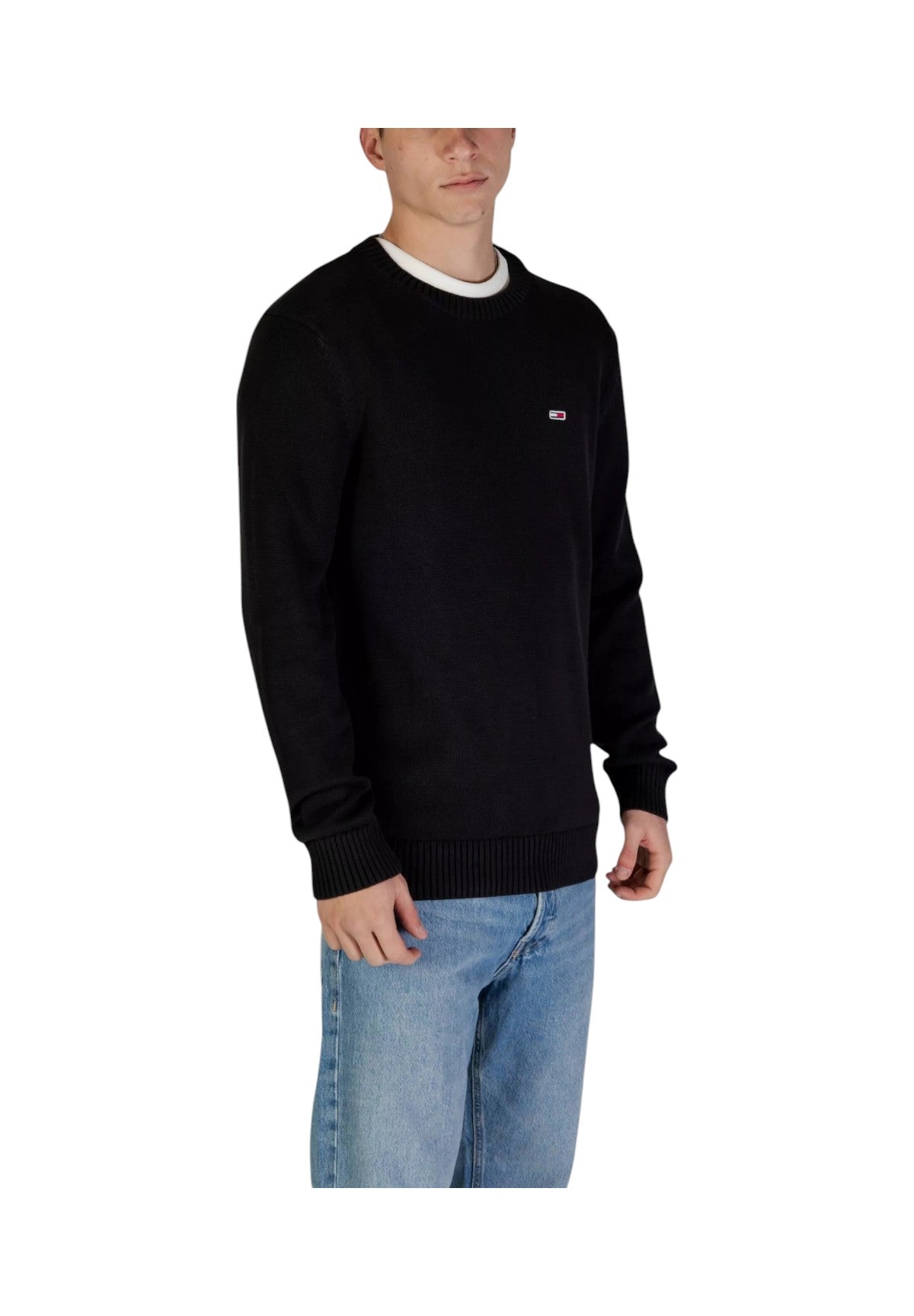 Maglione Girocollo Tjm Slim Essntls C-N DM0DM18370 Black