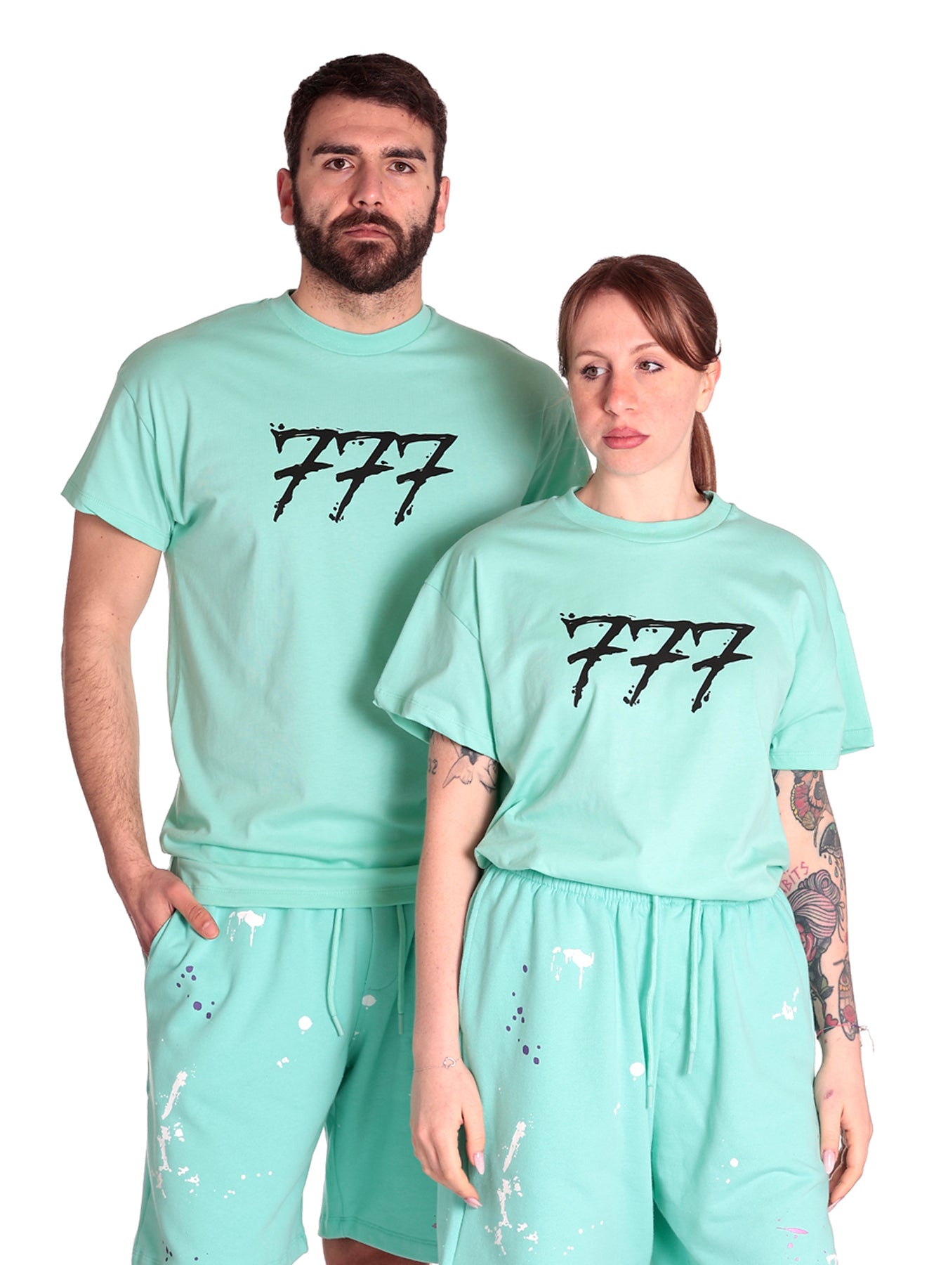 777 T-Shirt Trsm428 Verde Menta